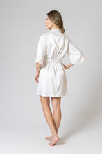 Load image into Gallery viewer, White Short Robe