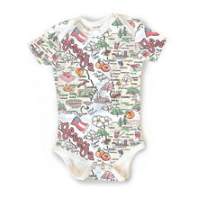 Load image into Gallery viewer, Georgia Map Baby One-Piece 3-6 & 6-12 months