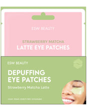 Load image into Gallery viewer, Strawberry Matcha Latte Depuffing &amp; Hydrating Eye Patches
