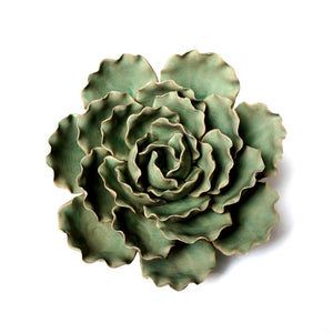 Ceramic Mint Sea Lettuce XL