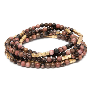 Bracelet Stone Wrap Love