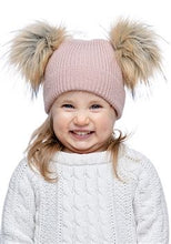 Load image into Gallery viewer, Toddler Double Pom Beanie
