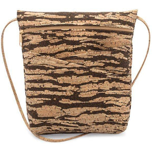 Bark Cork Criss Cross Body Bag