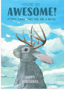 23RD DAY Jackalope Card