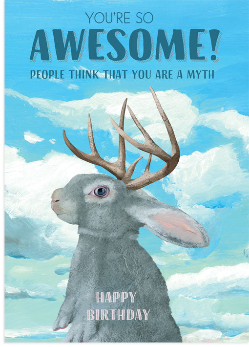 23RD DAY Jackalope Card