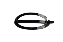 Load image into Gallery viewer, Oval French Hair Slide-Blush-Black-Light Blue-Tokyo Brun

