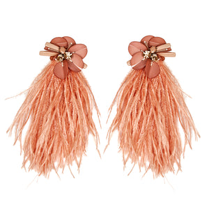 Haley Statement Earrings Clay Rose