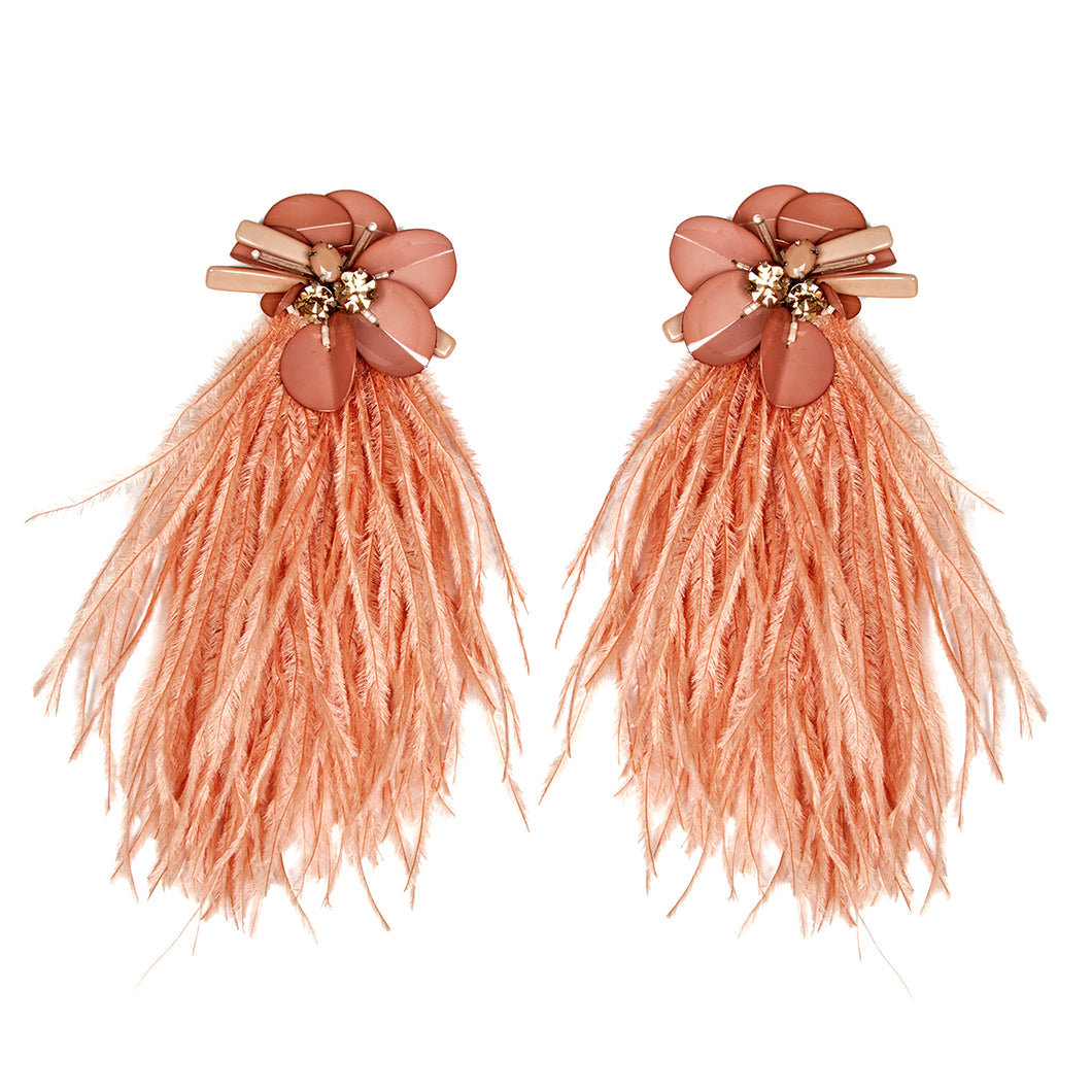 Haley Statement Earrings Clay Rose