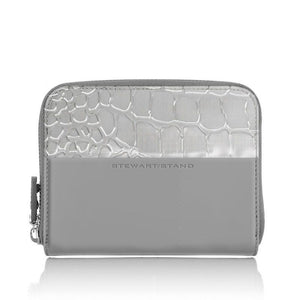 Change Purse Alligator Grey