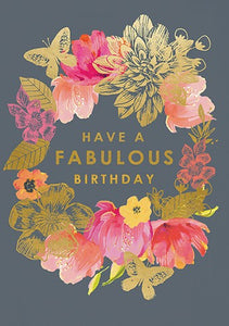 Calypso Cards - Grey Floral